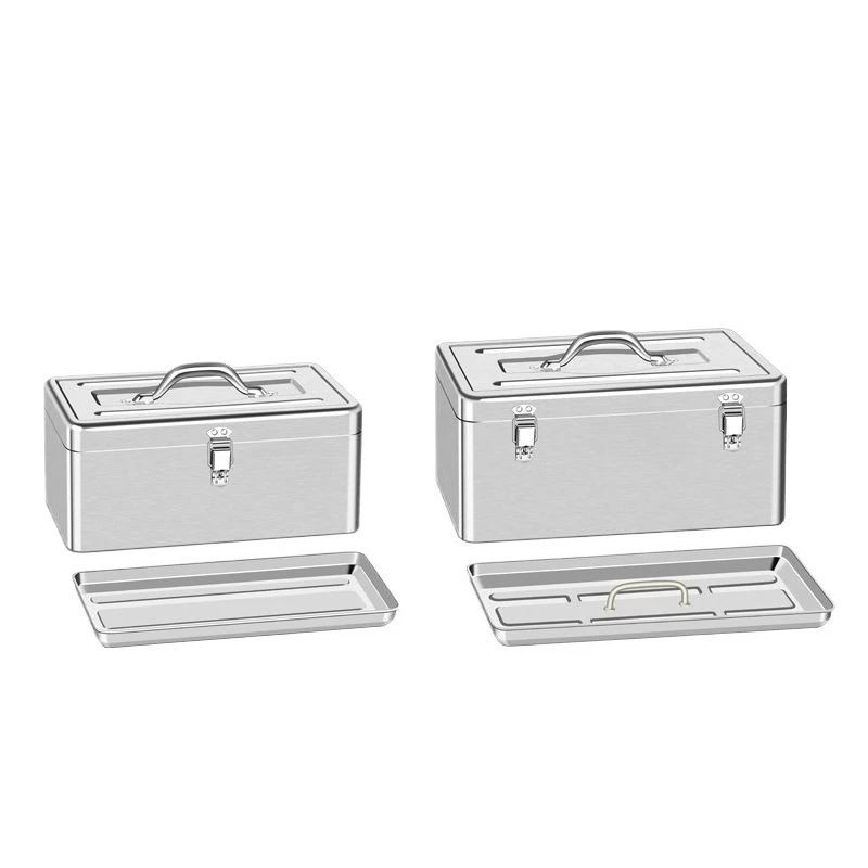 

Stainless steel toolbox, electrician maintenance suitcase, multi-function