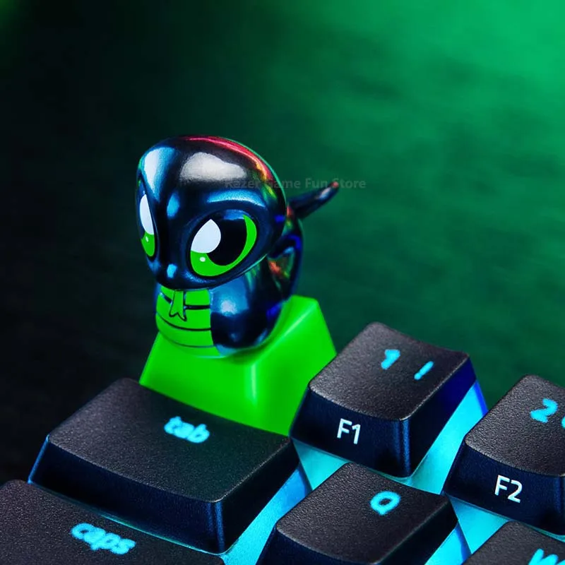 Razer Sneki Snek Keycap Cute Companion Keyboard Accessory Made of ABS and PVC Fits all Razer Mechanical and Optical Keyboards