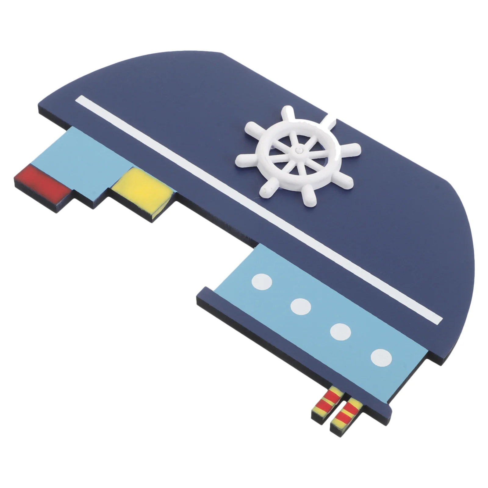 

1pcs Ocean Theme Fridge Magnet Wooden Sailboat Decoration Hand Painted Nautical Refrigerator Sticker Home Decor Shelf Accessory