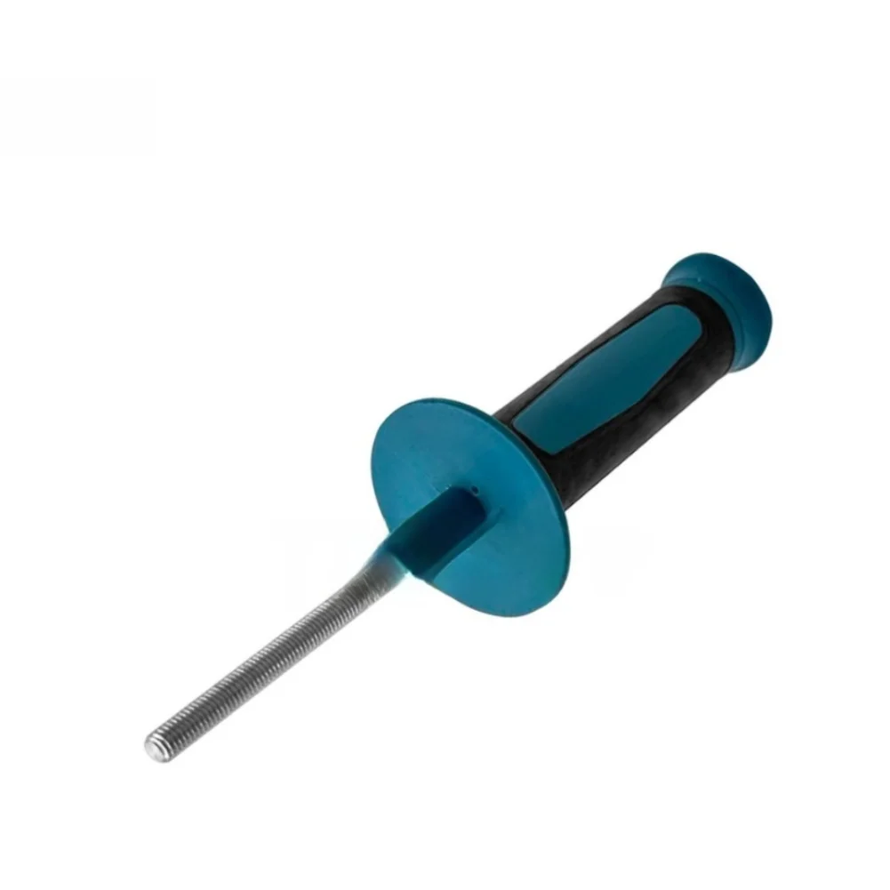Rubber Coated Side Handle for Angle Grinder 8mm Thread Compatible with Power Drills for Shock Absorption and Stability