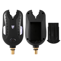 Lixada Wireless Digital Fishing Alarm Fishing Bite Alarms Set Fishing Receiver Sound Alert Kit Led Alarm Indicator with Portable