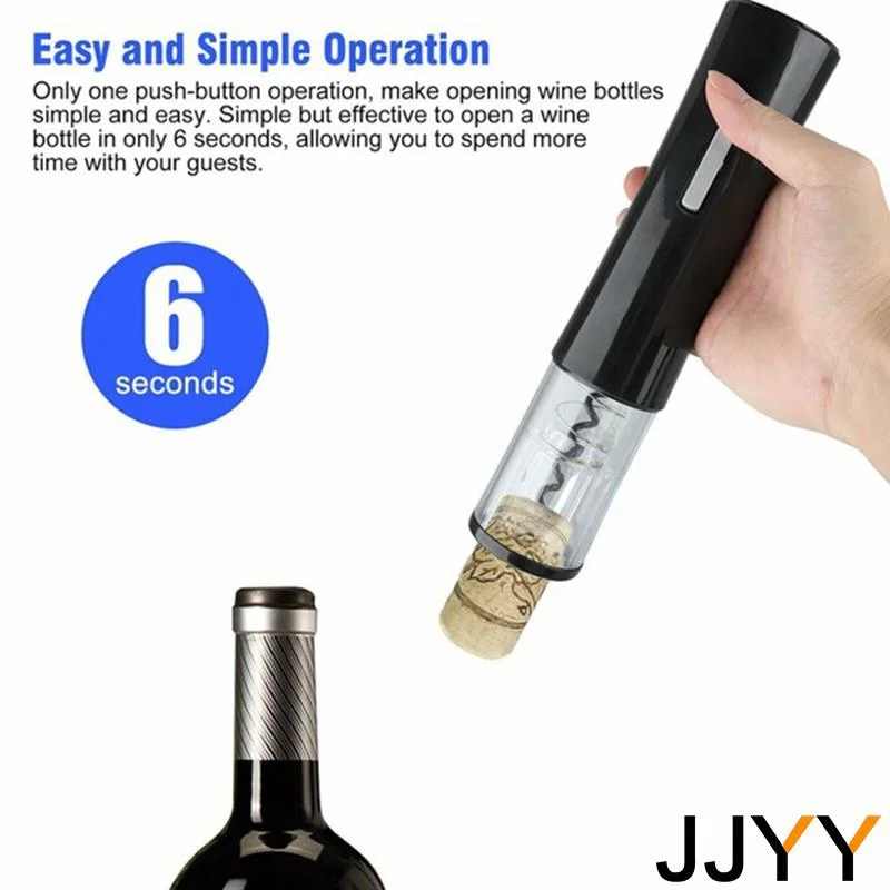 JJYY Electric Wine Openers Bottle Opener Automatic Beer Bottle Openers Corkscrew Wine Beer Soda Cap Opener Kitchen Accessories