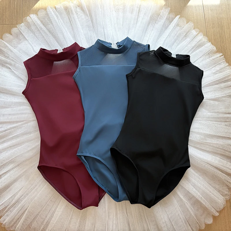 الباليه الرقص الجوارب الكبار أنيقة عالية الرقبة ملابس رقص الباليه اليوغا الرقص يوتار النساء الجمباز يوتار الرقص المعطف