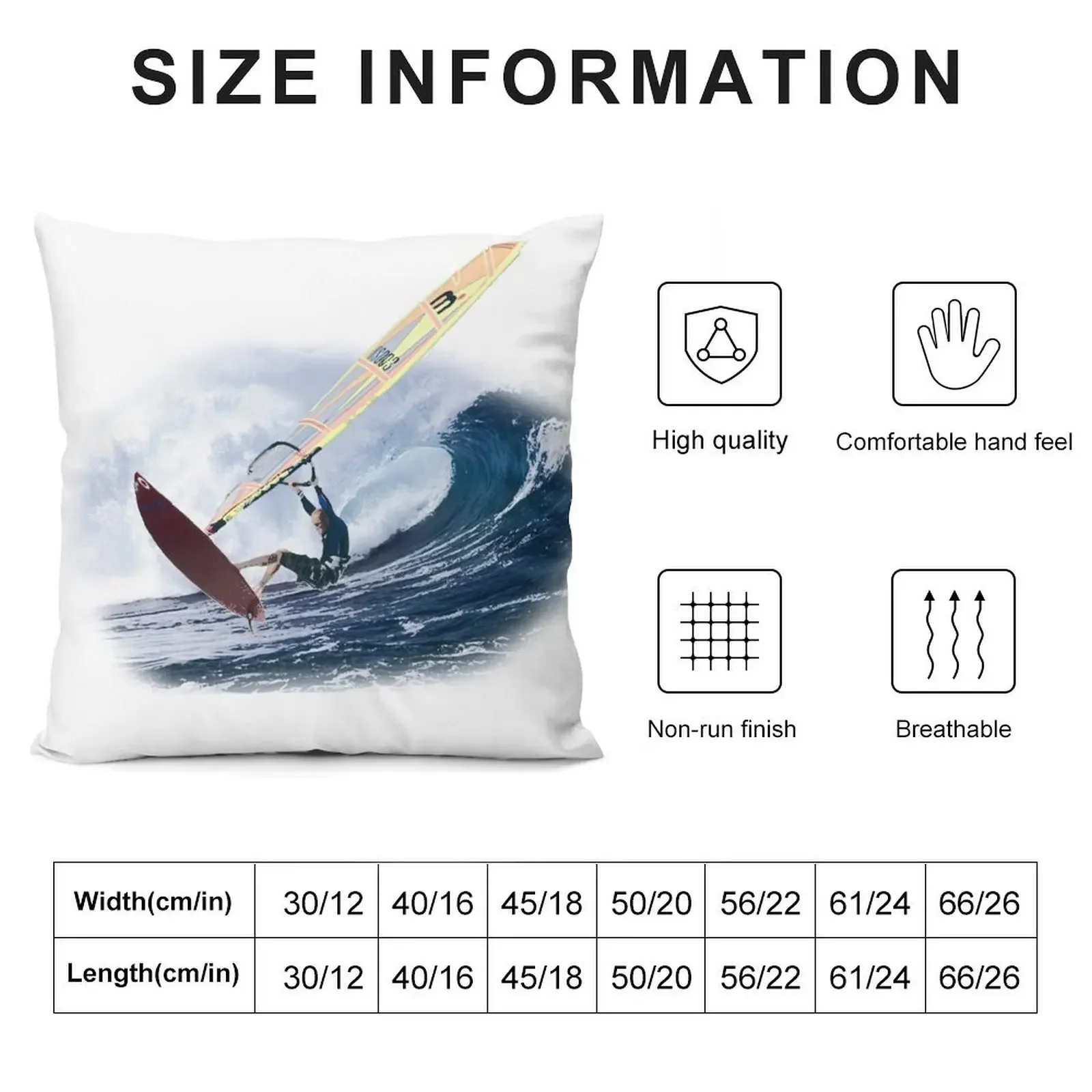 Windsurf Throw Pillow New year Christmas Pillowcase autumn pillowcase pillow