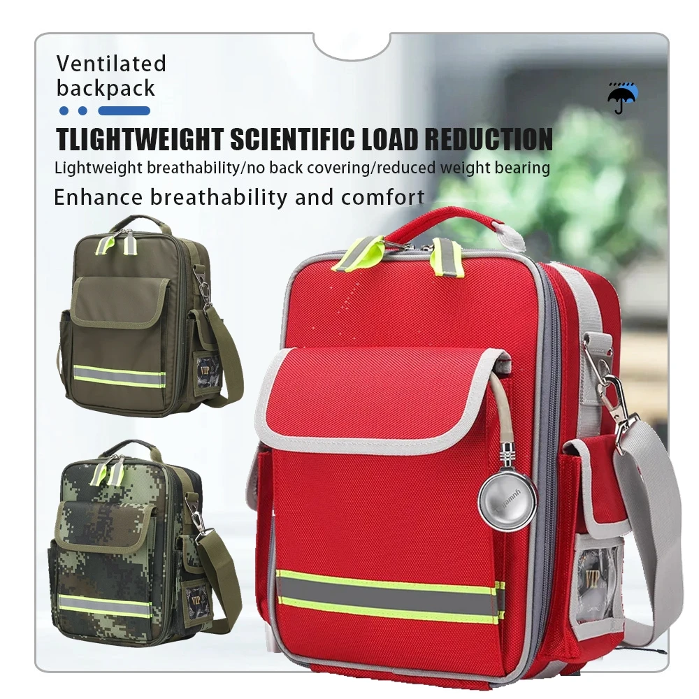 Disaster Relief Bag First Aid Kit Emergency Rescue Backpack Large Capacity Classified Storage Survival Kits Medical Organizer