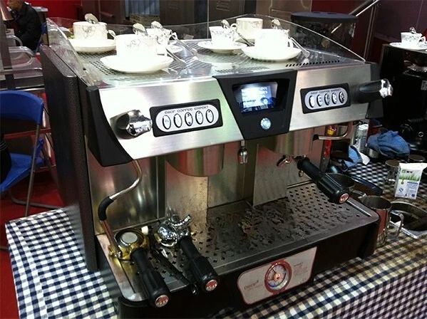 Coffee Shop Professional 2 Group Semi Automatic Commercial Espresso Coffee Machines