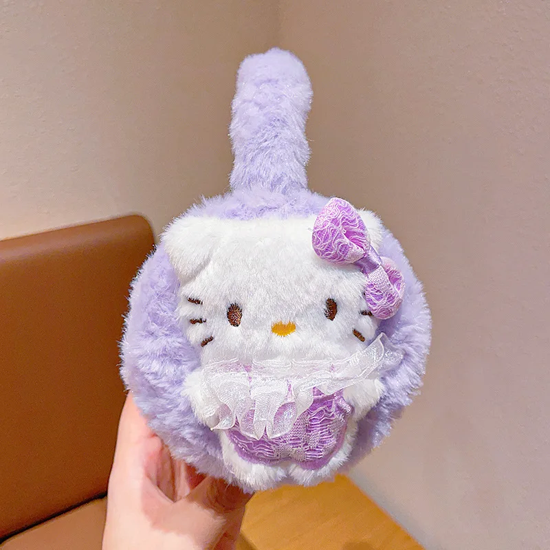 1PCS for Hello Kitty Earmuffs Girls' Foldable  Warmth for Little Ones Cute  Cold-Weather Protection Surprise Gift