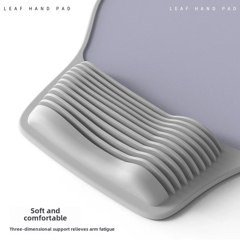 Mouse Pad with Wrist Rest Pad Ergonomic Anti-slip Silicone Base Gaming Accessories Support Computer Silicone Mouse Pad