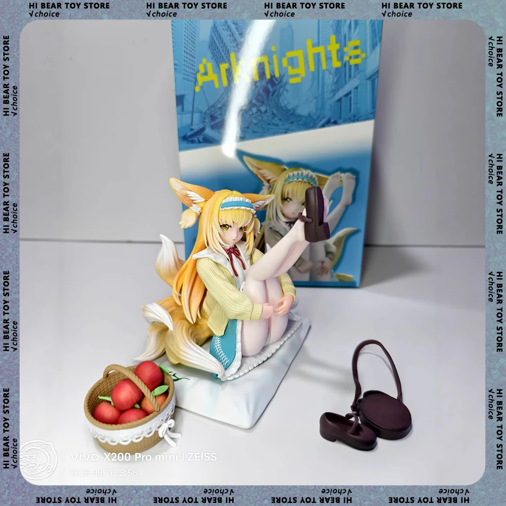 

20cm Game Arknights Figure Suzuran Figures Pvc Little Fox Model Collection Statue Desk Decoration Dolls Kids Toy Birthday Gifts