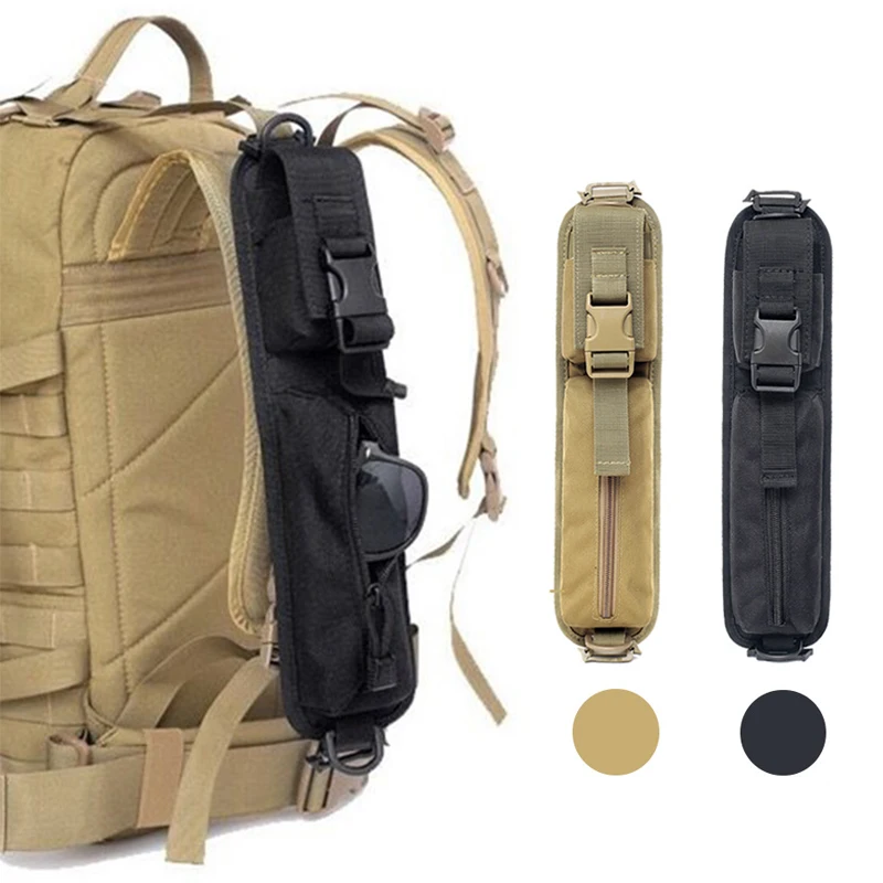 Outdoor Molle Bags Sundries Nylon Shoulder Strap Accessory Camping Hiking Tool Bag Men Outdoor Flashlight Pouch