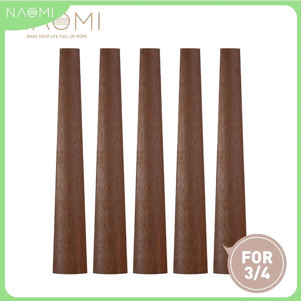 

NAOMI 5 PCS 3/4 Rosewood Violin Fingerboard For 3/4 Acoustic Violin Fiddle Fingerboard Violin Parts Accessories