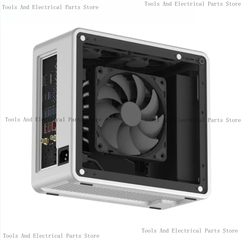 Sparrow MQ4 Nuclear Display All-Aluminum Alloy Integrated Forming Itx Chassis, Desktop HTPC Small
