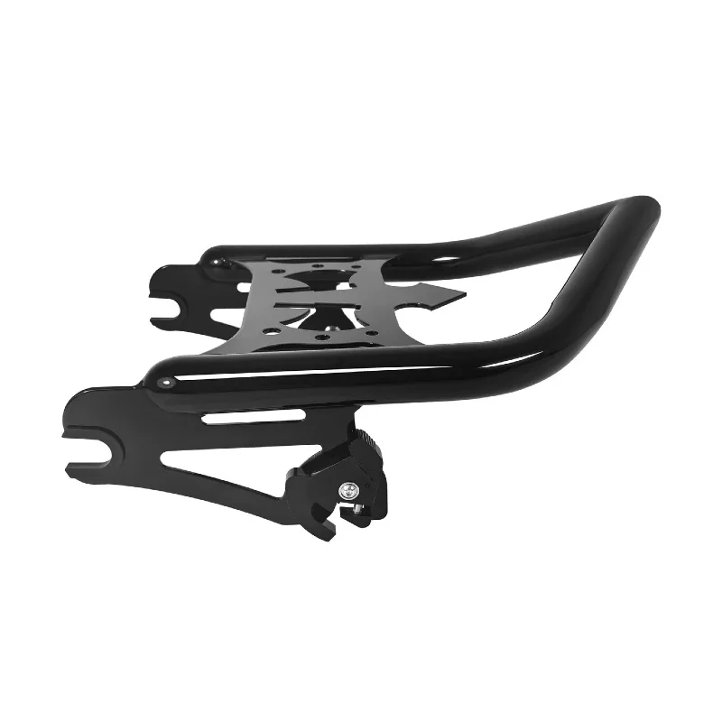 Black Detachable Luggage Rack for Harley Touring Models 2009-2025 Street Glide Road Glide Electra Glide Road King