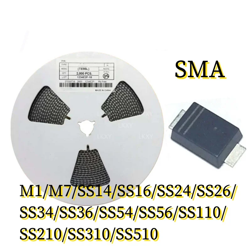 2000 pçs/lote SMA M1/M7/SS14/SS16/SS24/SS26/SS34/SS36/SS54/SS56/SS110/SS210/SS310/SS510
