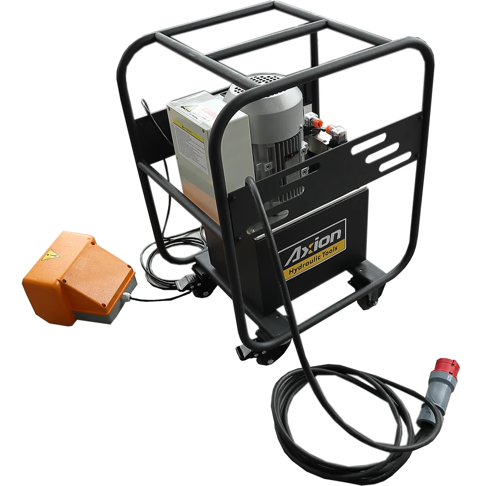 AE25 700 Bar / 10000 PSI Ex-Rated Electric Hydraulic Pump Station Foot Operated Control for Petrochemical Bolting Tools