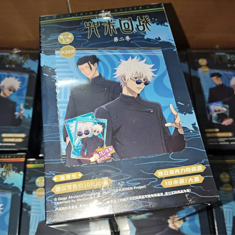 Original Jujutsu Kaisen Card Polaroid Acrylic Photo Card Gojo Satoru Geto Fushiguro Shinobu Anime Collection Card Toy Gifts