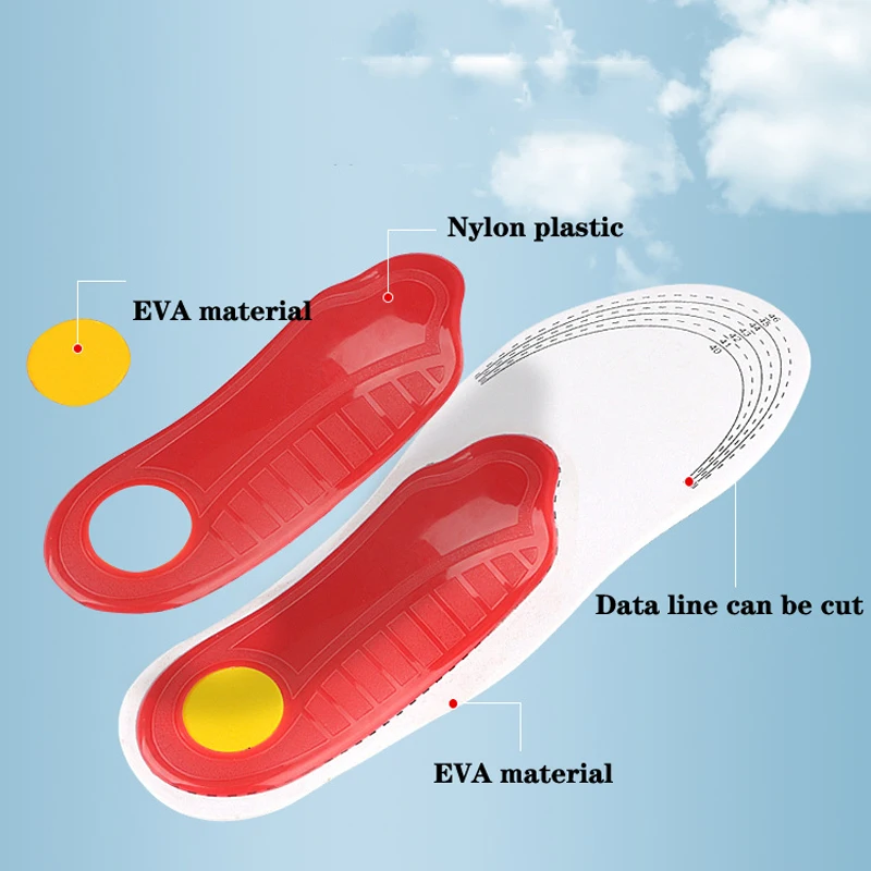 

Damping Cushion Padding Insole Feet Massage Shoe Orthotic Insole Arch Support Flatfoot Orthopedic Insoles For Feet Ease Movemen