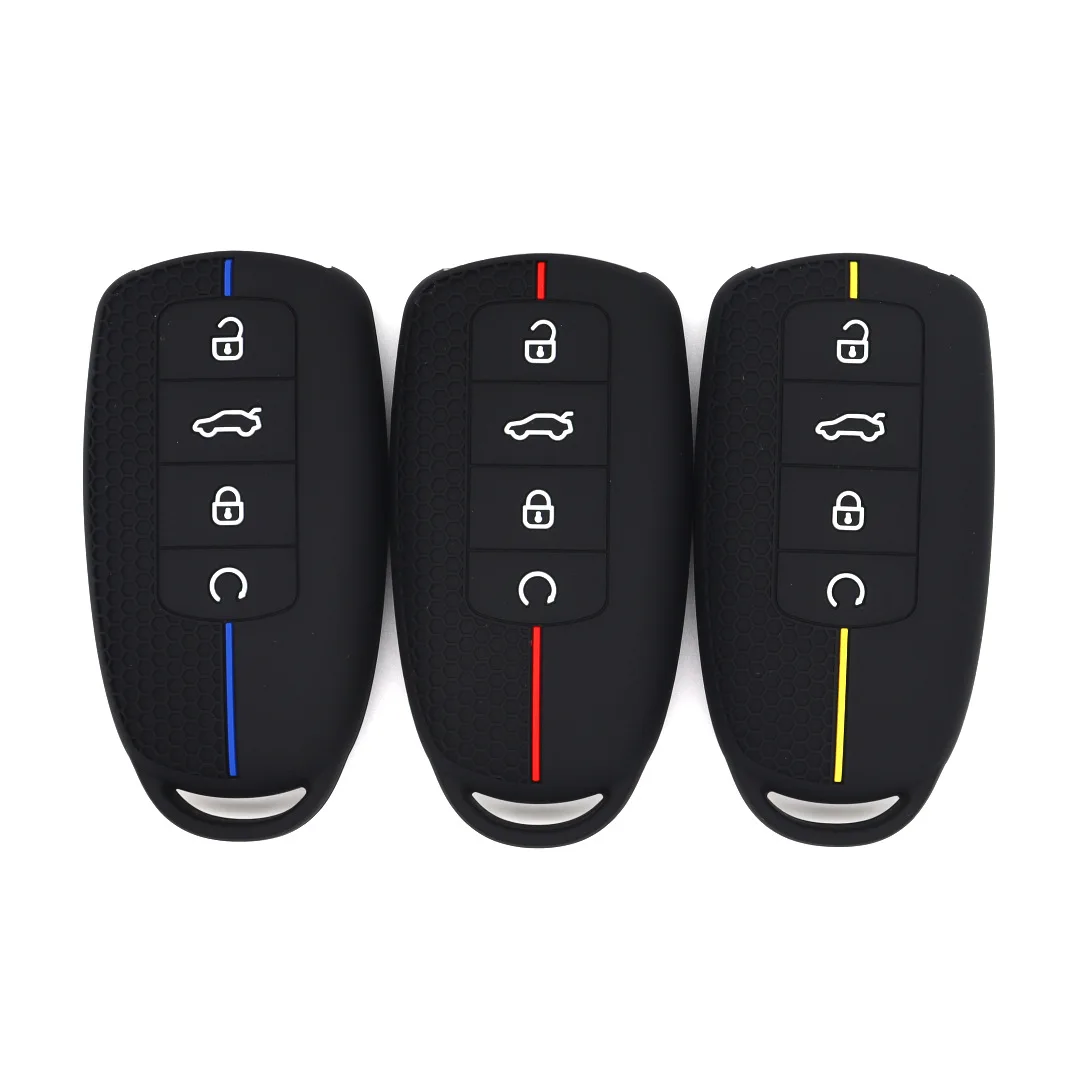 

Силиконовый чехол для автомобильных ключей для Chery Tiggo 8 Pro/Arize 8/Explore 06/Tiggo 9-й сотовый сферический узор, защитный чехол, аксессуары