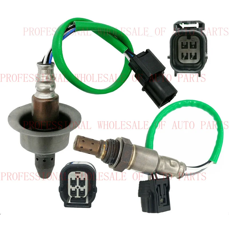 V+ 2PCS Oxygen Sensor Upper+Lower For 2008-2013 Acura TSX Honda Accord 2.4L l4