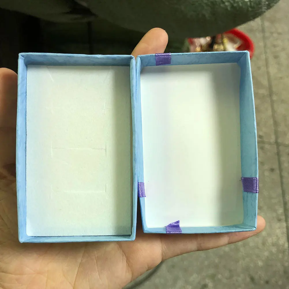 

12Pcs Jewelry Present Boxes Bowknot Small Paper Jewelry Wrapping Boxes for Earrings Rings Bracelets Storage Travel Gifts