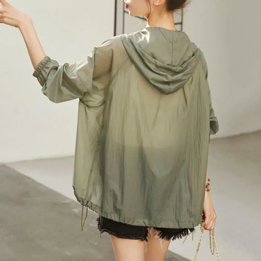 Fashion Thin Short Spring Autumn Coat Female 2025 New Summer Sunscreen Shirts Jacket Casual Women's Tops Sun-Proof Clothing