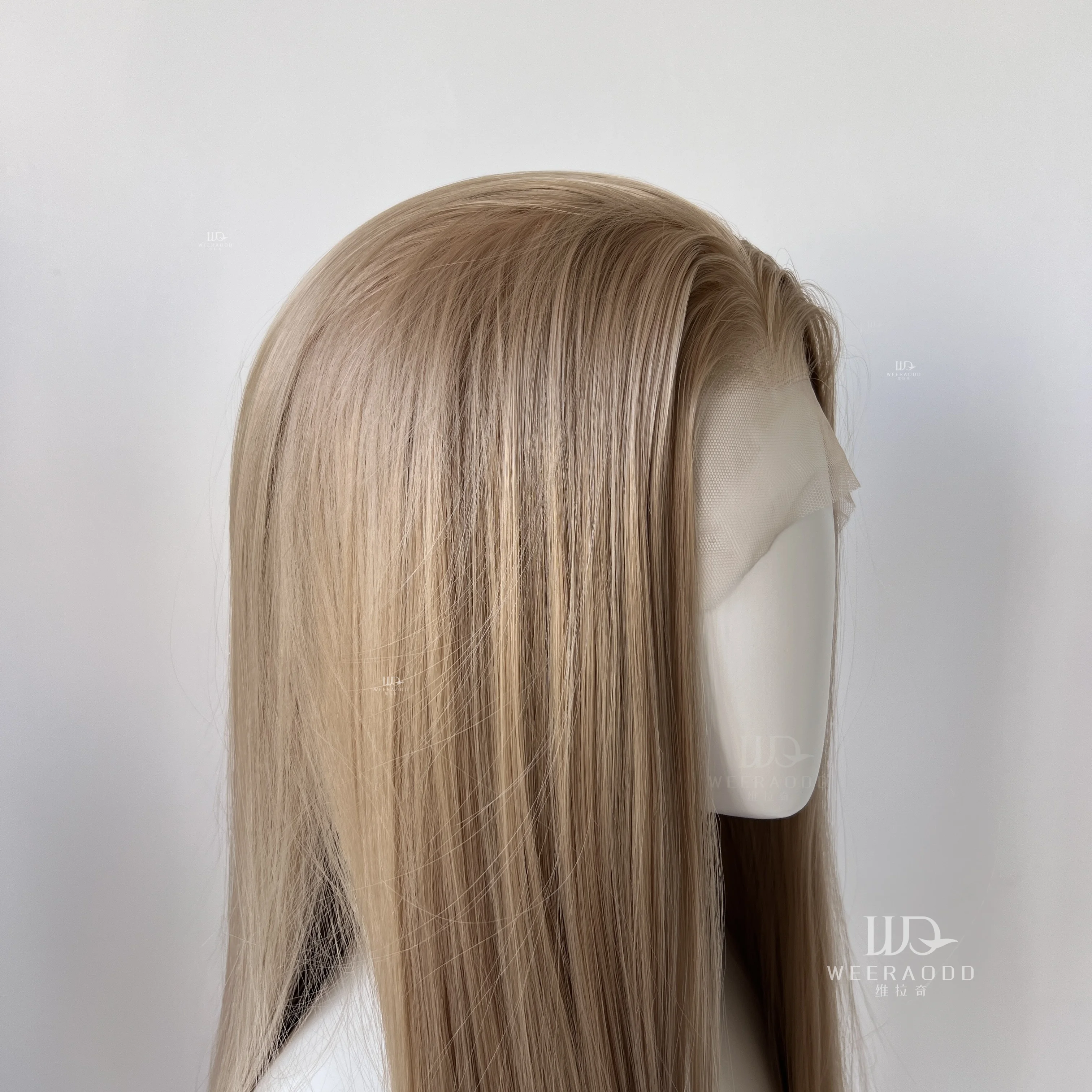 Медово-коричневый парик для женщин Молочный чай Коричневый 26 дюймов 13*4 Парик фронта шнурка Натуральные волосы Синтетические парики шнурка для косплея Ежедневное использование