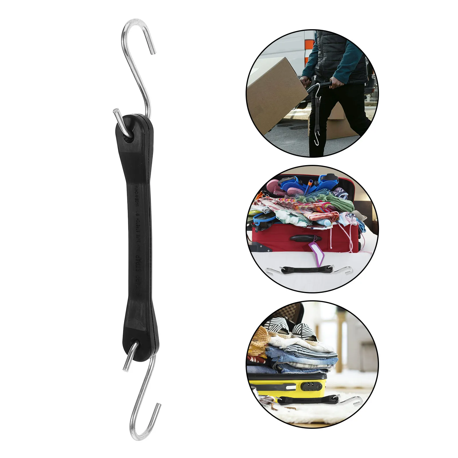 

Набор из 6 надежных эластичных ремней-фиксаторов для багажа с крючками, для путешествий и активного отдыха