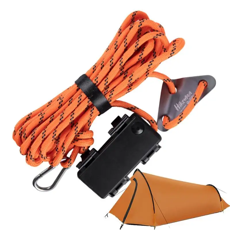 Windproof Rope Heavy Duty Paracord Camping Rope Strong Survival Rope Highly Reflective Tent Rope