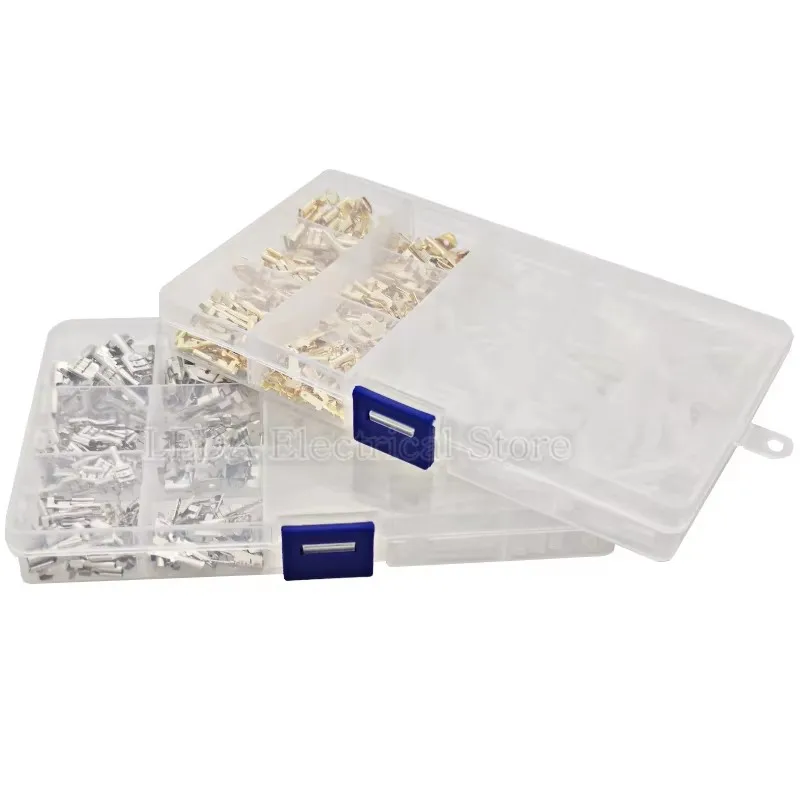 

270Pcs Insulated Wire Connector Set 2.8/4.8/6.3mm Electrical Wire Terminal Crimp Spade Female Socket Connectors Assortment Kit