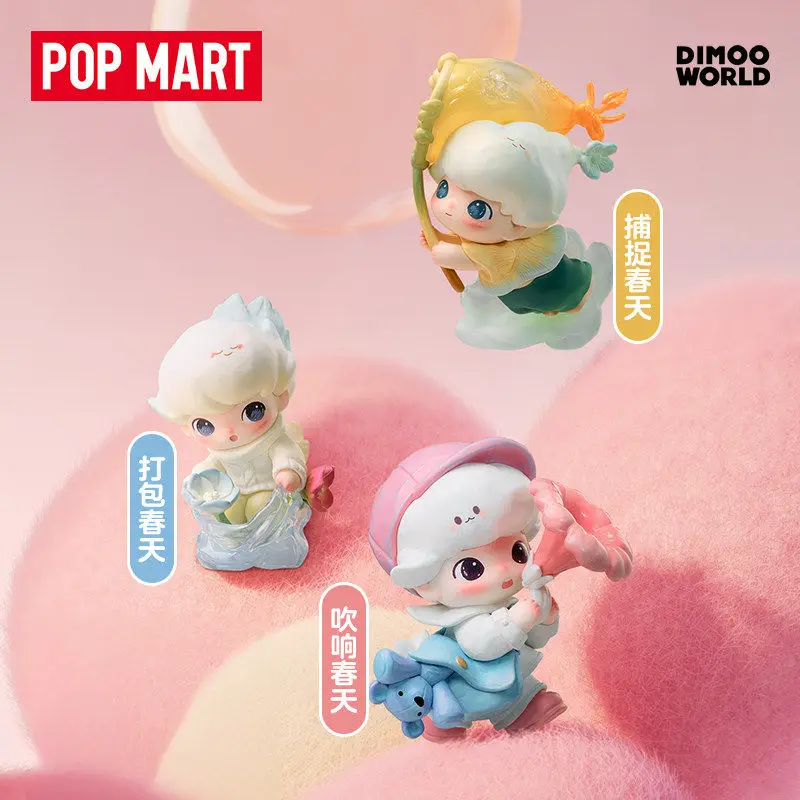 

POP MART DIMOO Moment Of Wonder Series Blind Box Natural Shape Handpainted Figure 12 Regular 1 Hidden Style Gift For Anime Fans