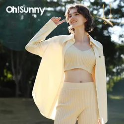 OhSunny Women Oversize Shirts Sun Protection Long Sleeve Blouse UPF50+ Anti-UV Breathable Outdoor Tops New for Beach Travel