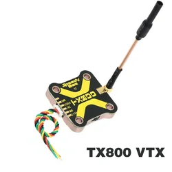 SpeedyBee TX800 VTX 5.8G 48CH PitMode 25mW/200mW/400mW/800mW Output Long Range Transmitter Tramp Support For RC FPV Racing Drone