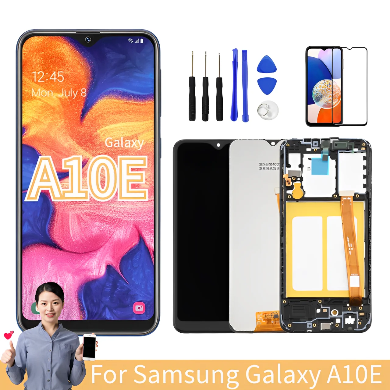 For Samsung Galaxy A10E LCD Display  SM-A102U S102DL A102W A102N Touch Screen Digitizer a10e Screen Replacement LCD 5.8\