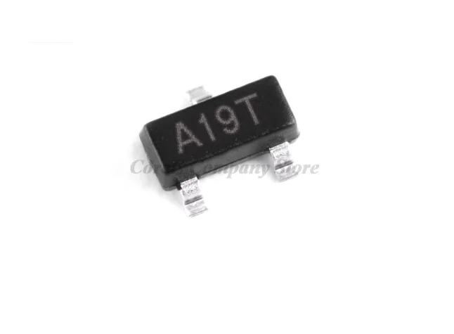 100PCS AO3401 Silkscreen A19T MOS Field Effect Tube SMD SOT23 P Channel