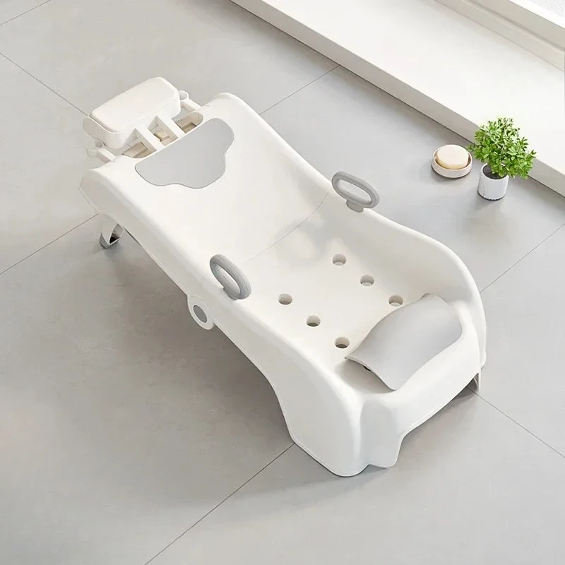 Cuero cabelludo japonés, Spa de agua, peluquería, cama de champú de plástico para bebé, lavabo plegable, silla profesional, muebles Sillon Peluqueria