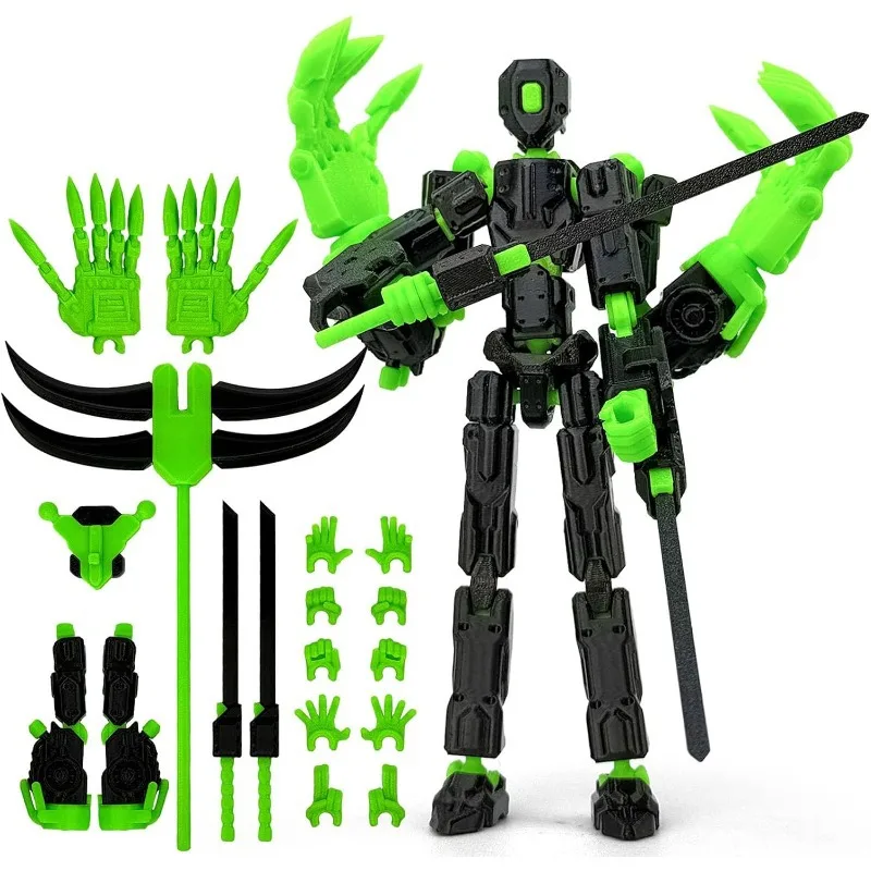 8인치 DIY 액션 피규어 조립 완료 더미 13 액션 피규어 3D 프린팅 다관절 가동 피규어 모델 게임 애호가용