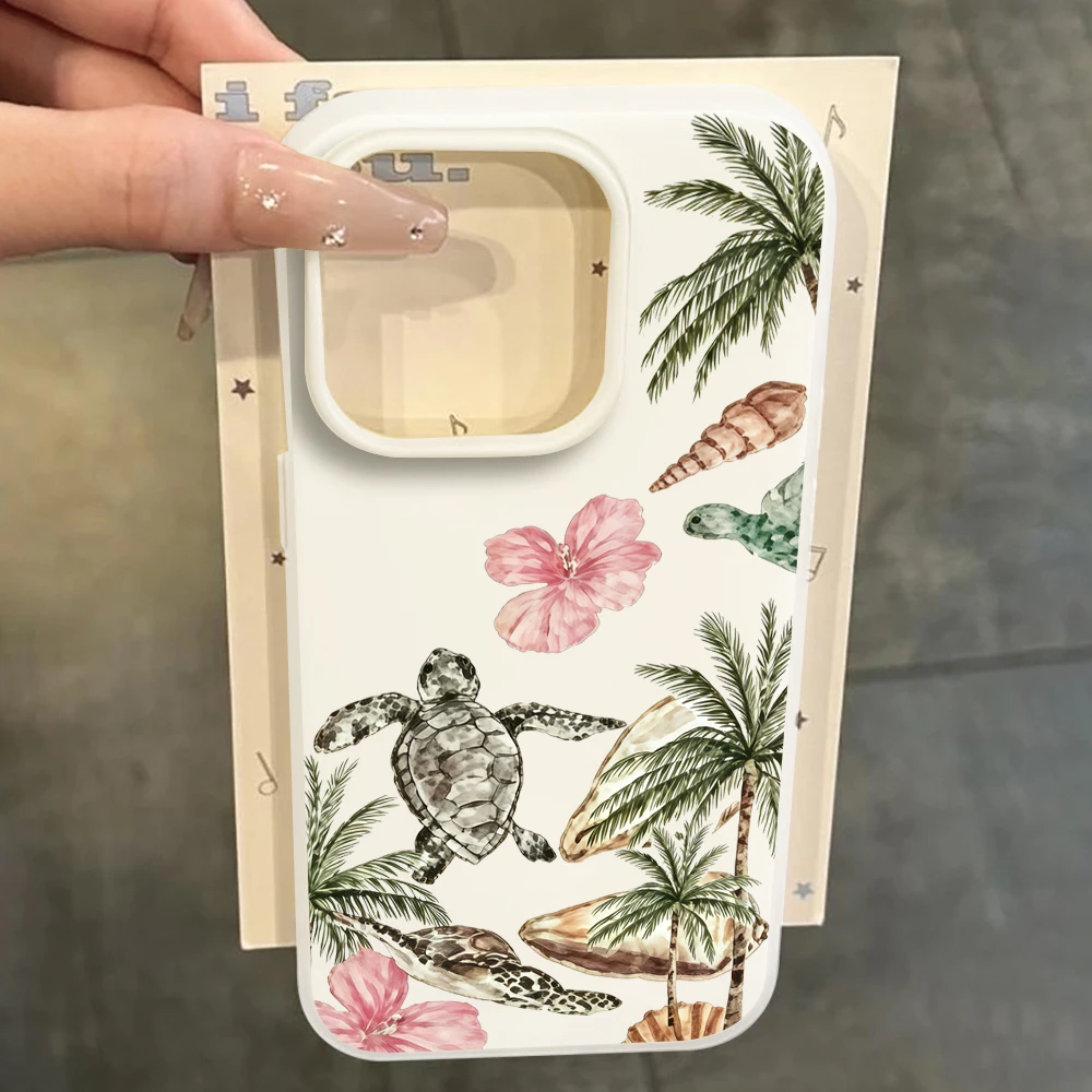 Summer Sea Turtle Jelly material Phone Case For Xiaomi Redmi Note 14 Pro Note 13 12 11 Pro 4G 5G 15C 14C Soft SIlicone Cover view 5