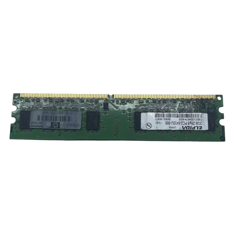 데스크탑 컴퓨터 메모리 DDR2 PC2-6400U, ELPIDA 2GB 2R * 8 에 적합