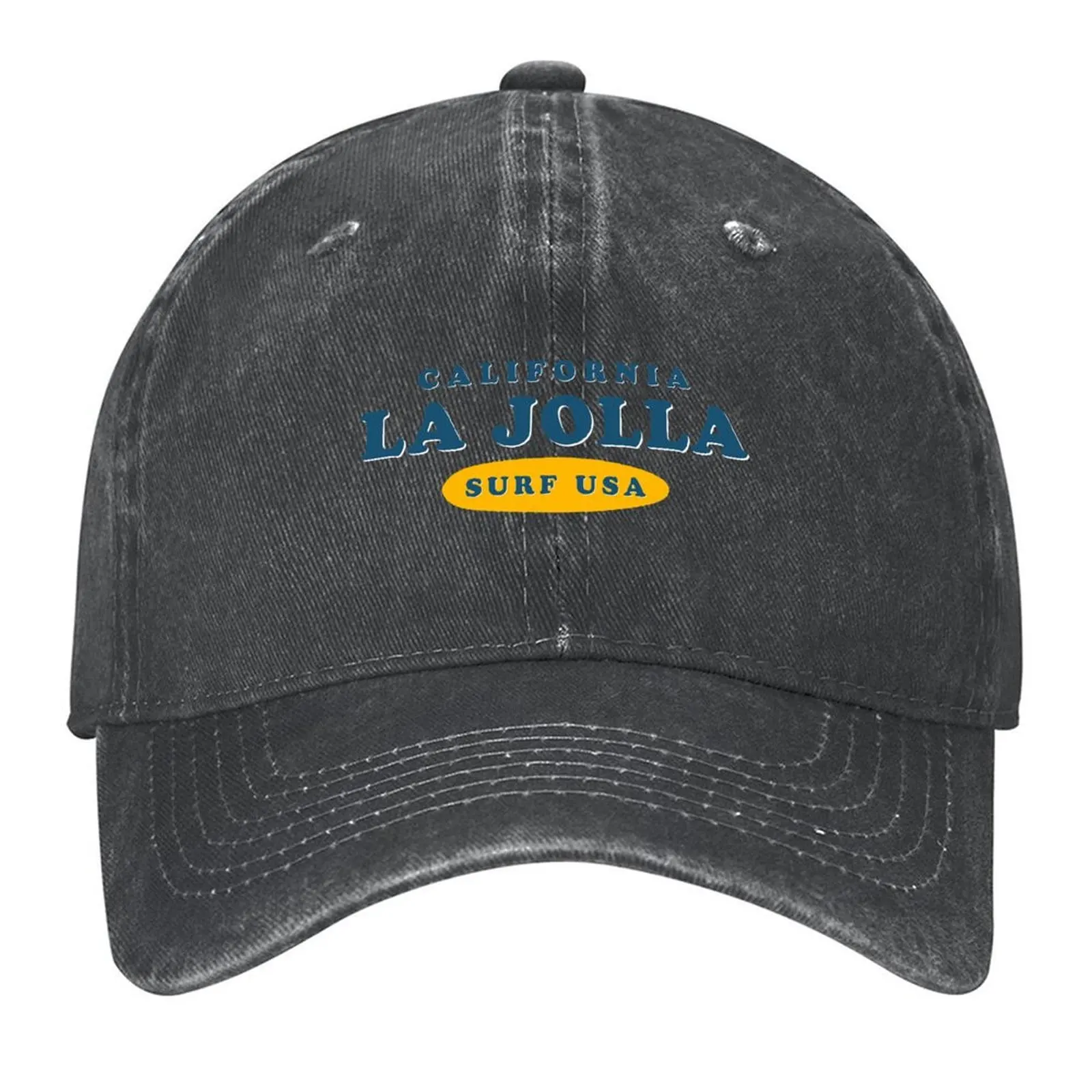 

La Jolla California Vintage Retro Surf USA Travel Vacation Summer Sunset Beach Baseball Cap tea Hat party Hat Beach Men Women's