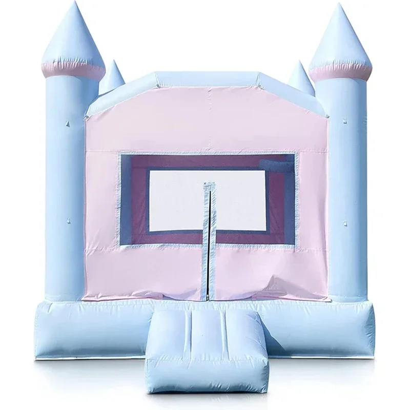 Colorful Inflatable Wedding white Bounce House PVC Bouncy Castle/Bridal Bounce For kids jumper jumping bed Outdoor free air ship