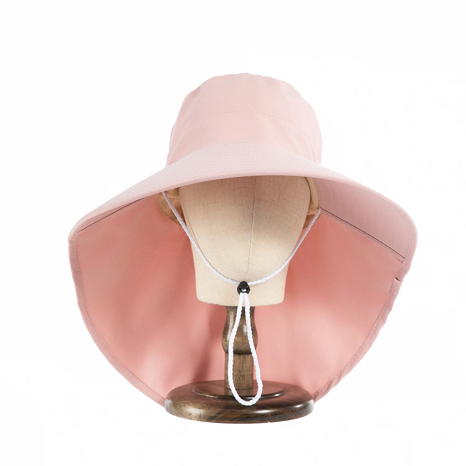 Outdoor Sun Bucket Hat for Women Girls Fishing Hat Wide Brim Bucket Hat with Neck Cover Protection Safari Cap