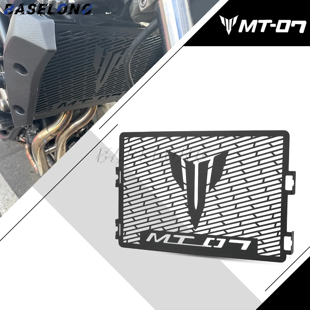 

For Yamaha MT07 MT-07 FZ-07 FZ07 2014-2024 2023 Motorcycle Accessories Radiator Guard Grille Cover Protector Cooler Protection