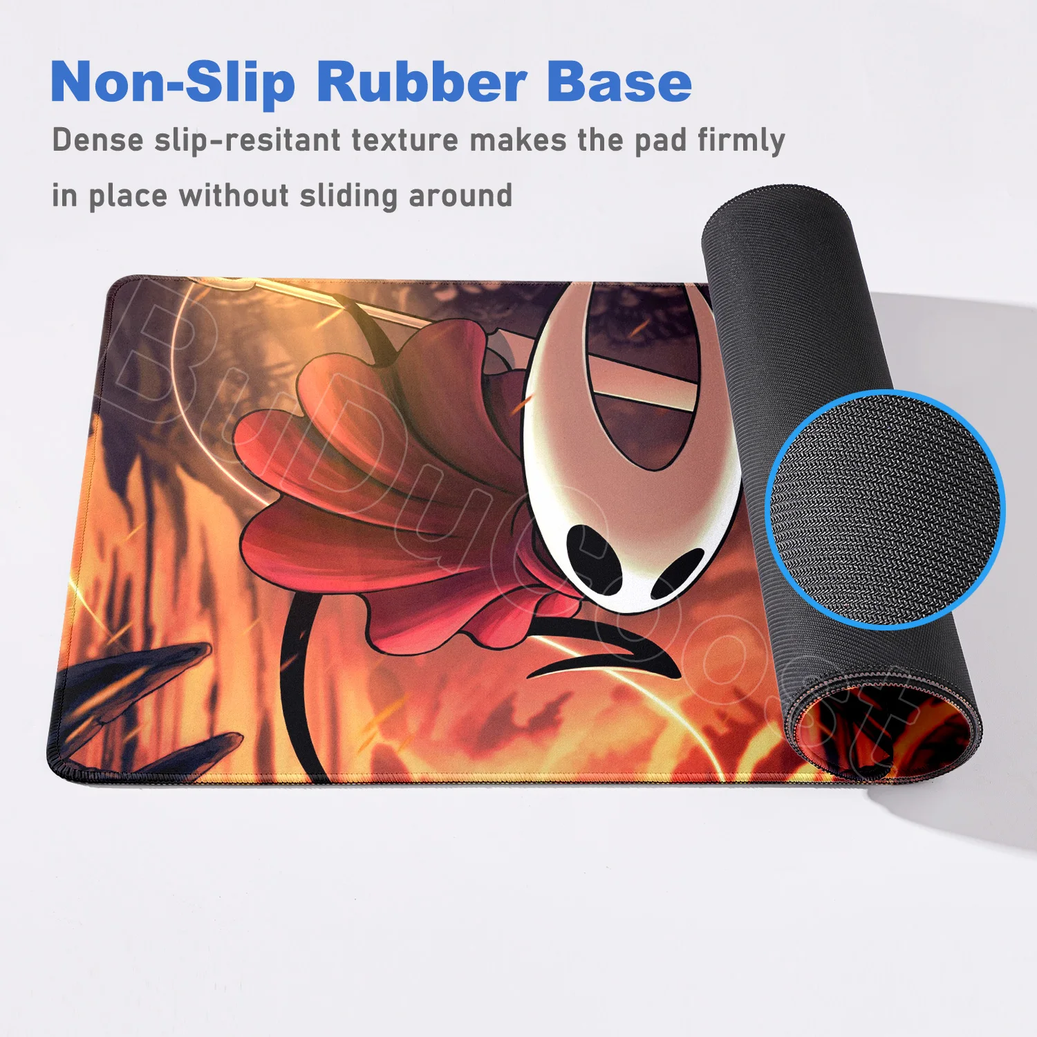 Gaming h-hollow k-knight mouse pad computador impressão hd borracha casa mousepad xxl teclado escritório tapete macio computador mouse esteiras