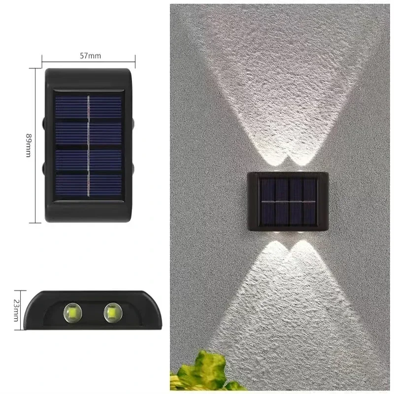 Applique murale solaire extérieure super-cheese 8