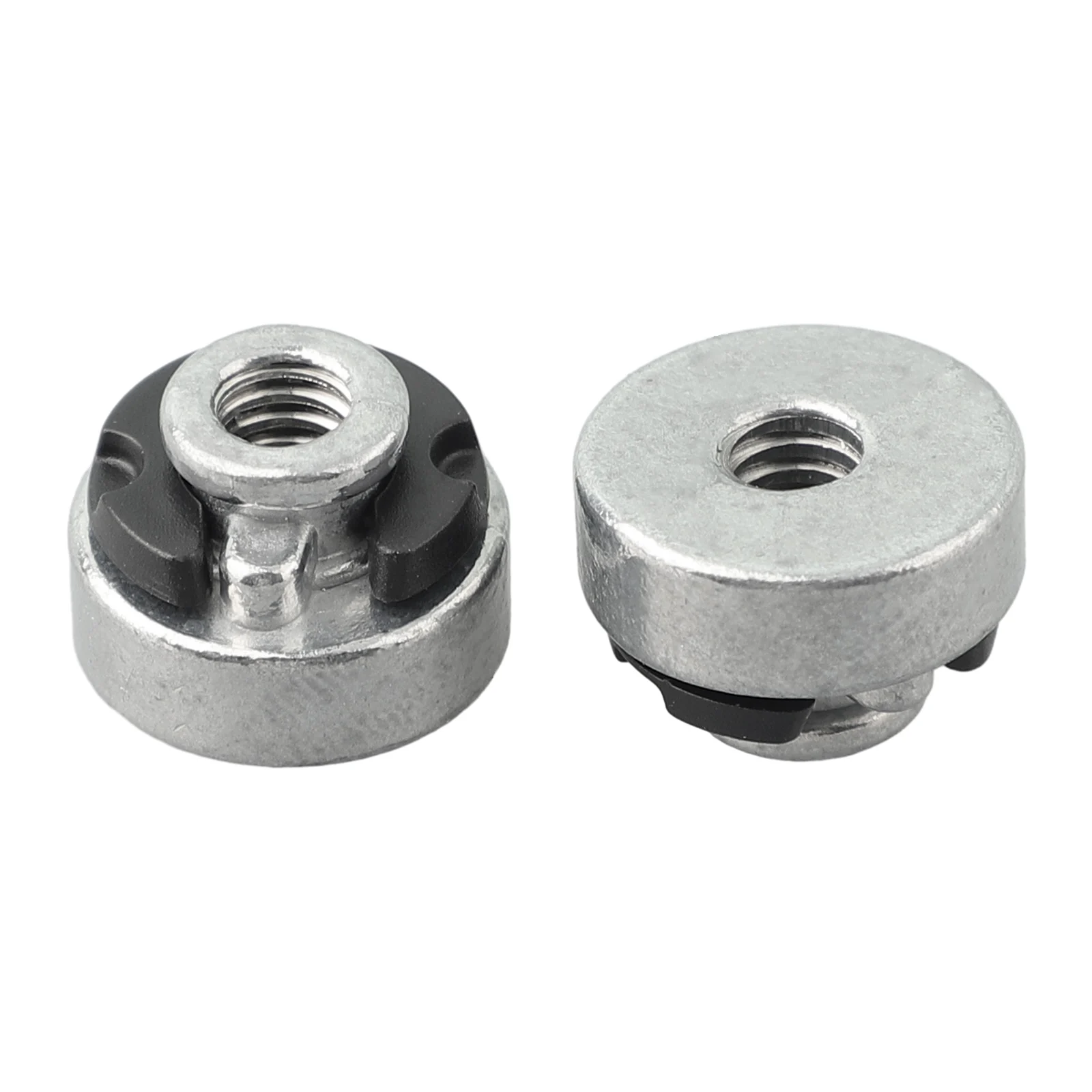 Features On A 1/4 In. - 20 Die Cast Nut With Nylon Retaining Washer. Can Be Widely Used To Provide A Mounting Point