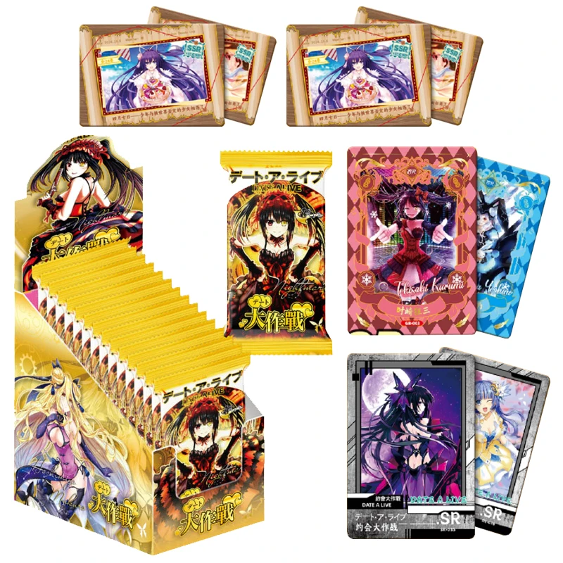 2024 Newest Date A Live Collection Card Trading Card Kurumi Booster Box CCG TCG Doujin Toys And Hobbies Gift