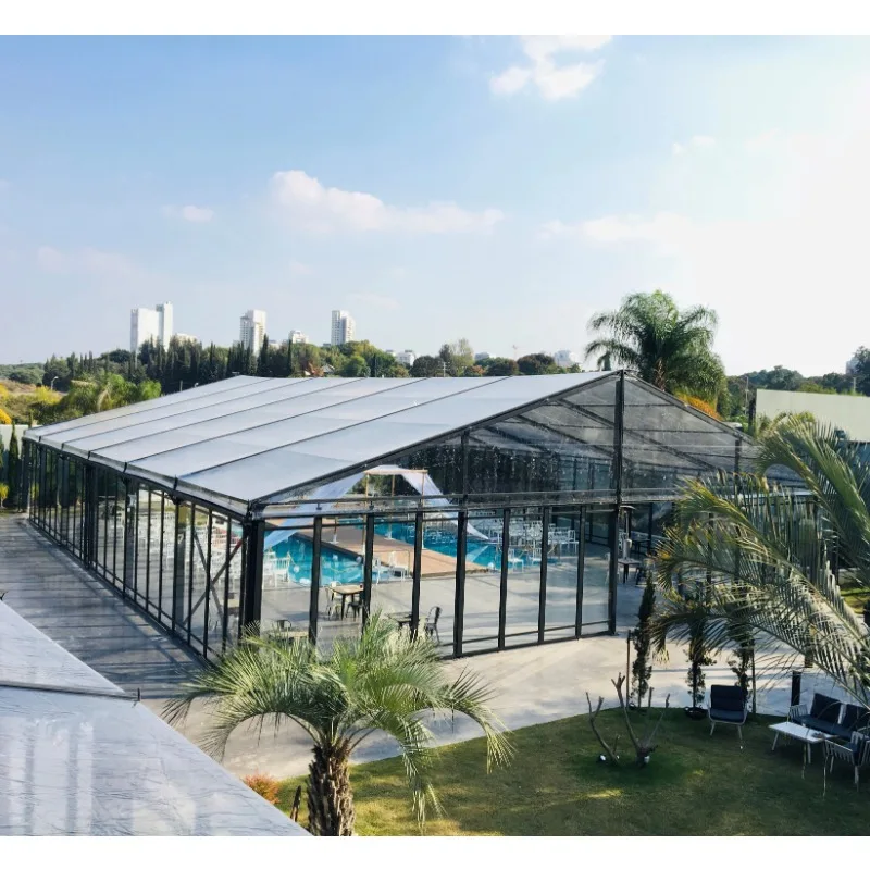 Outdoor Large Wedding Tent with Aluminium Frame PVC Canopy for Party Events Trade Shows Hotel Use - view 4