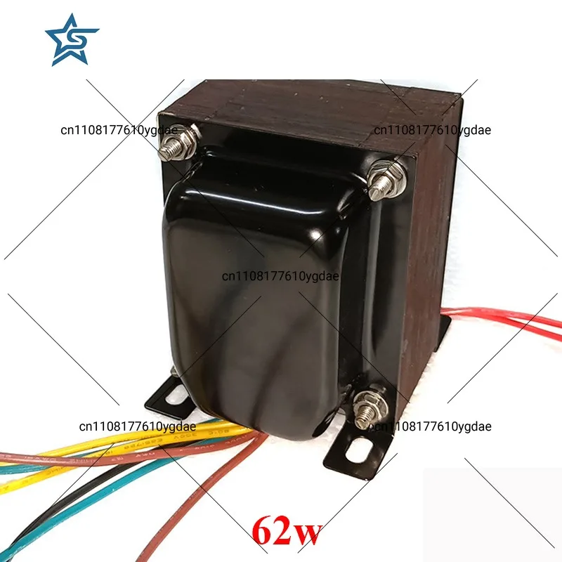 

62 Вт двойной 230 В двойной силовой трансформатор 6,3 В для лампового предусилителя 6N3,6N11,6N8P,6N9P