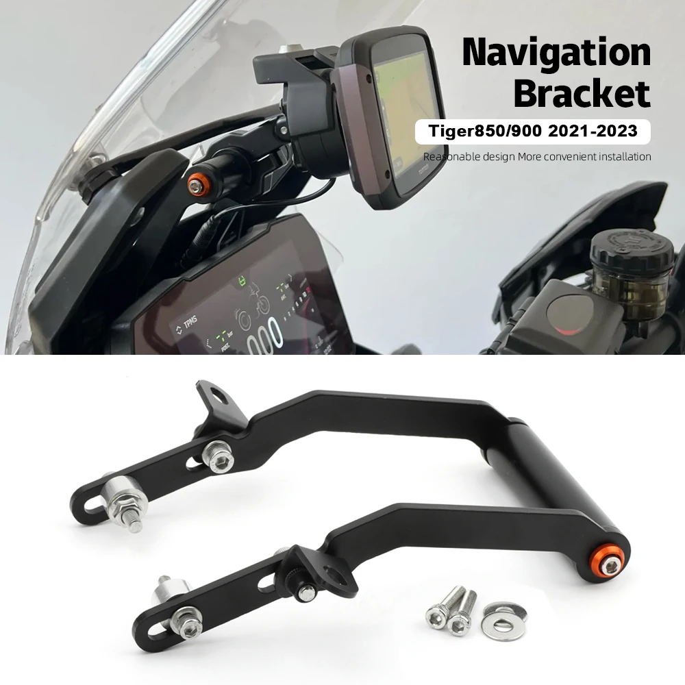 For Tiger 900 850 GT Rally PRO Sprots 2021-2023 Motorcycle Navigation Bracket Plate Phone Stand Holder GPS Tiger 900 850 Sport