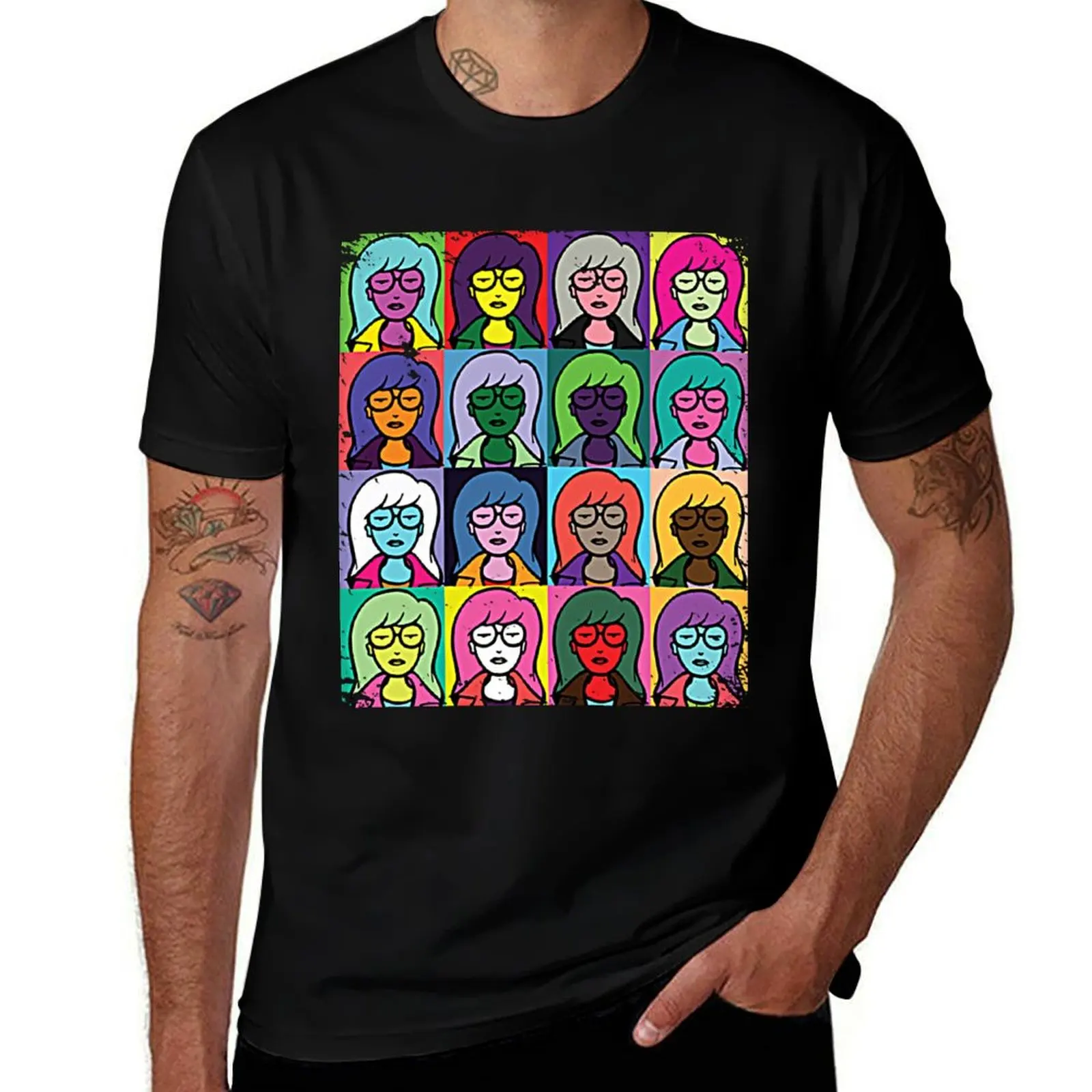 

Daria Warhol T-Shirt shirts graphic tee anime clothes plus size tops men t shirts